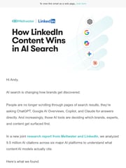Email Inspiration from Team Meltwater