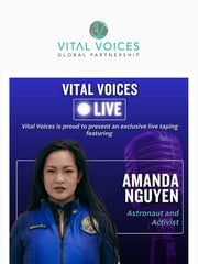 Email Inspiration from Vital Voices Global Partnership