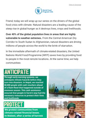 Email Inspiration from WFP USA