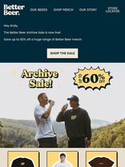 Email Inspiration from Better Beer