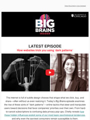 Email Inspiration from Big Brains