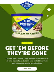 Email Inspiration from Blue Diamond Almonds