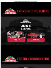 Email Inspiration from Canadian Tire Centre