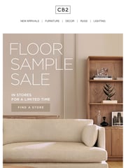 Email Inspiration from CB2