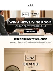 Email Inspiration from CB2