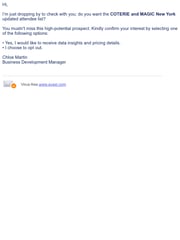 Email Inspiration from chloe martin