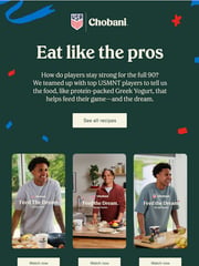 Email Inspiration from Chobani