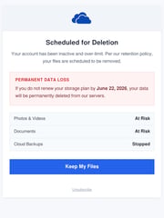 Email Inspiration from Cloud Inc.