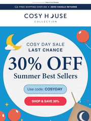 Email Inspiration from Cosy House Collection