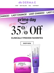 Email Inspiration from DERMA E