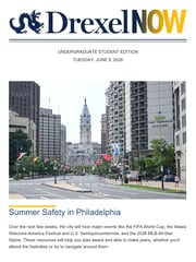 Email Inspiration from DrexelNOW