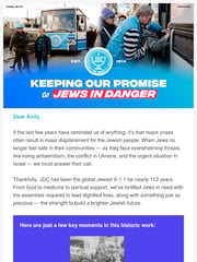 Email Inspiration from Heather Morgan, JDC
