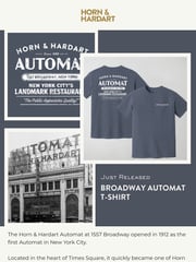 Email Inspiration from Horn & Hardart