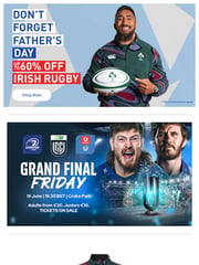 Email Inspiration from Irish Rugby