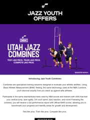 Email Inspiration from Jazz Youth