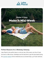 Email Inspiration from Lake Placid ADK