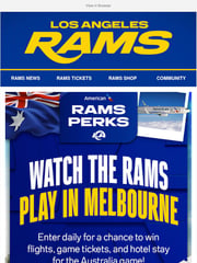 Email Inspiration from Los Angeles Rams Partners