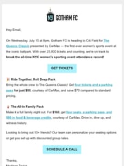Email Inspiration from Madison Taylor, Gotham FC