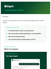 Email Inspiration from Marissa from Digioh