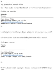 Email Inspiration from Melissa Phillips