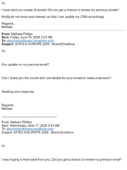 Email Inspiration from Melissa Phillips