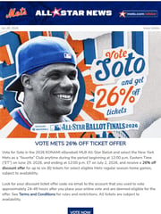 Email Inspiration from New York Mets