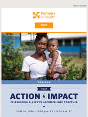 Email Inspiration from Partners In Health