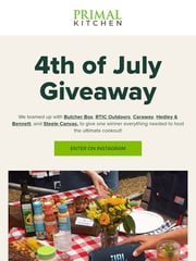 Email Inspiration from Primal Kitchen