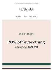 Email Inspiration from Pringle of Scotland