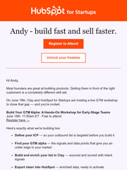 Email Inspiration from Rafael Obando