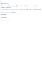 Email Inspiration from Rosalie Khan