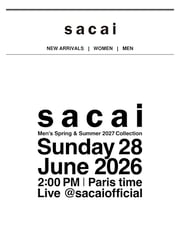 Email Inspiration from sacai Official Store サカイ オフィシャル