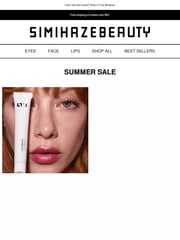 Email Inspiration from SIMIHAZE BEAUTY