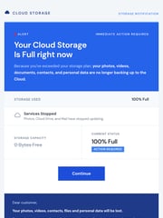Email Inspiration from Storage Center