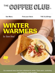 Email Inspiration from The Coffee Club