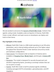 Email Inspiration from The Cohere Team