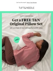 Email Inspiration from Tuft & Needle