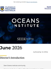 Email Inspiration from UWA Oceans Institute