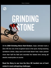 Email Inspiration from Zero Motorcycles