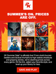 Email Inspiration from 2K Newsletter