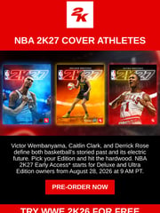 Email Inspiration from 2K Newsletter