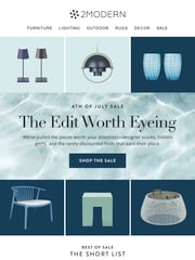 Email Inspiration from 2Modern