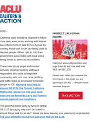 Email Inspiration from ACLU California Action