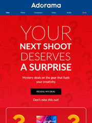 Email Inspiration from Adorama