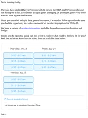 Email Inspiration from Alex Brooks
