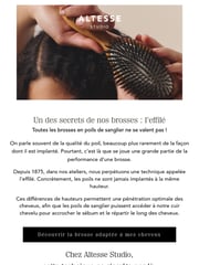 Email Inspiration from ALTESSE STUDIO