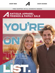 Email Inspiration from Antigua Apparel