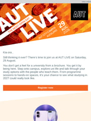 Email Inspiration from AUT