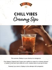 Email Inspiration from Baileys