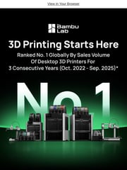 Email Inspiration from Bambu Lab